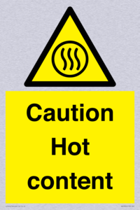 Caution Hot content